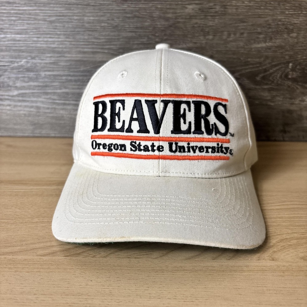 Vintage Oregon State Beavers Hat Cap Snap Back NCAA The Game Bar